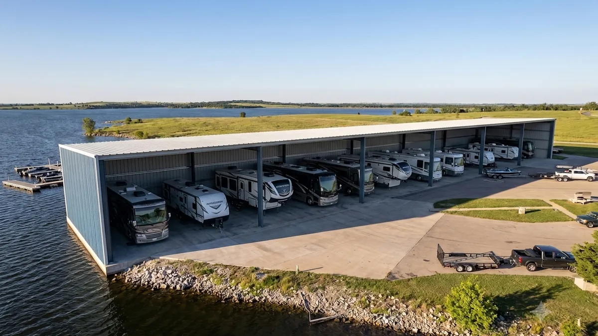Buck Steel RV, boat and self-storage steel buildings